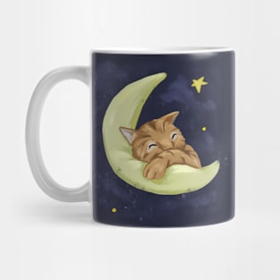 Sleeping cat Mug